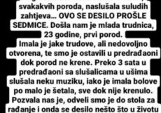 “Babica sam u porodilištu, nagledala sam se svašta, ali ovo što se desilo prošle sedmice…”