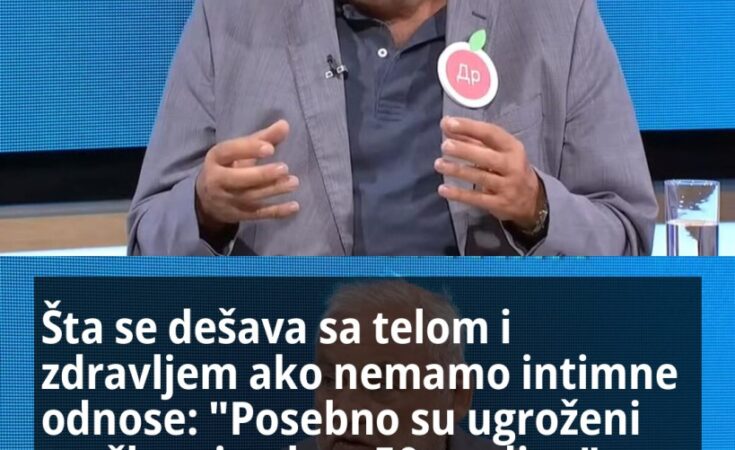 Šta se dešava sa telom i zdravljem ako nemamo intimne odnose: “POSEBNO SU UGROŽENI MUŠKARCI I ŽENE nakon 50. godine”