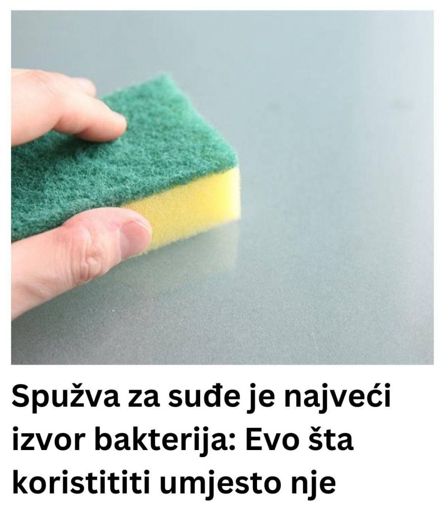 Spužva za suđeje najveći izvor bakterija: Evo šta koristititi umjesto nje