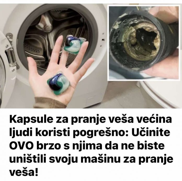 Kapsule zapranje veša većina ljudi koristi pogrešno: Učinite OVO brzo s njima da ne biste uništili svoju mašinu za pranje veša!