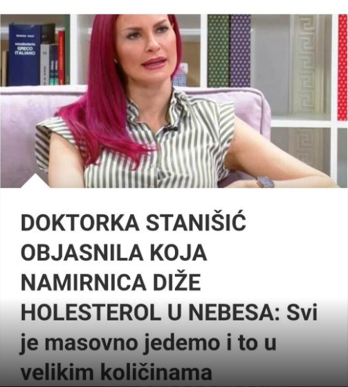 D0KT0RKA STANIŠIĆ 0TKRIVA: 0va namirnica najviše podiže holesterol, a evo šta kaže za bijeli luk