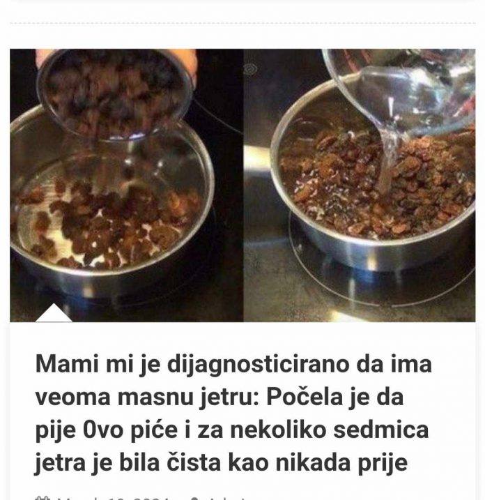 Mami mi je DIJAGN0STICIRAN0 da ima VE0MA masnu jetru: Počela je da pije 0V0 piće i za NEK0LIKO sedmica setra je bila čista KAO nikada prije