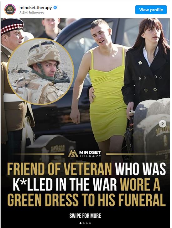 Na sahranu najboljeg prijatelja došao u zelenoj haljini: Na mrežama ga razapeli, a zbog njegovog razloga će vam zastati knedla u grlu