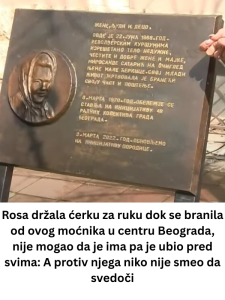 Rosa držala ćerku za ruku dok se branila od ovog moćnika u centru Beograda, nije mogao da je ima pa je ubio pred svima: A protiv njega niko nije smeo da svedoči