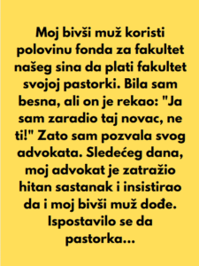 “Moj bivši muž koristi polovinu fonda za fakultet našeg sina da plati fakultet svojoj pastorki…”