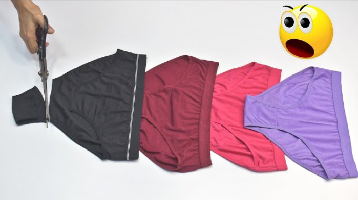 Ne bacajte svoje stare gaćice: Samo 0drežite 0VAJ dio i vidite šta možete napraviti od njih! VIDEO…