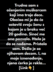 “Trudna sam s oženjenim muškarcem koji ima troje dece…”