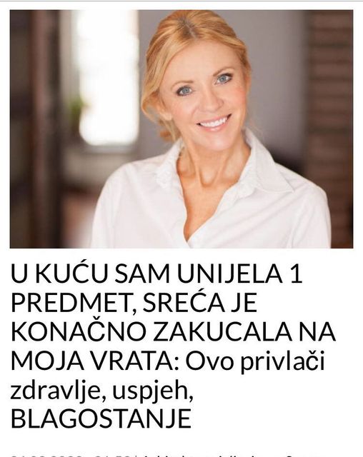 U KUĆU SAM UNIJELA 1 PREDMET, SREĆA JE KONAČNO ZAKUCALA NA MOJA VRATA: Ovo privlači zdravlje, uspjeh, BLAGOSTANJE