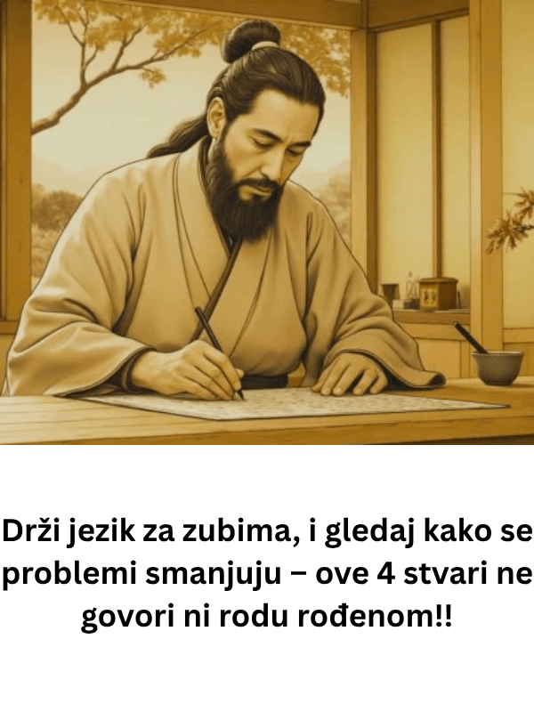 Drži jezik za zubima, i gledaj kako se problemi smanjuju – ove 4 stvari ne govori ni rodu rođenom!!