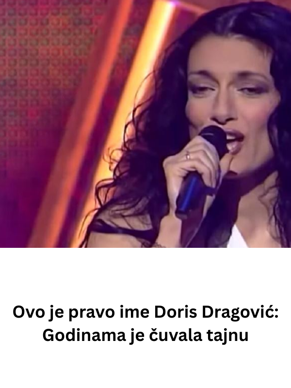 Ovo je pravo ime Doris Dragović: Godinama je čuvala tajnu