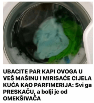 UBACITE PAR KAPI OVOGA U VEŠ MAŠINU I MIRISAĆE CIJELA KUĆA KAO PARFIMERIJA: Svi ga PRESKAČU, a bolji je od OMEKŠIVAČA
