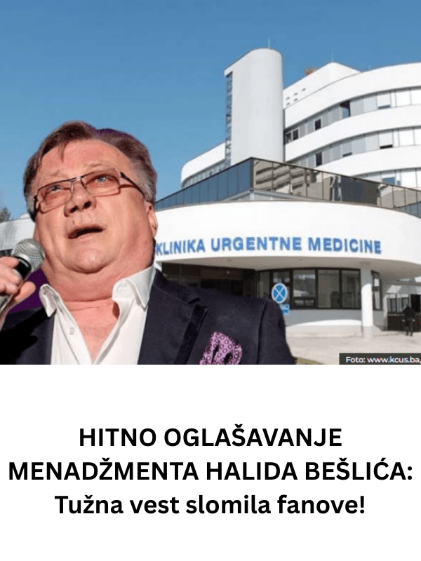 HITNO OGLAŠAVANJE MENADŽMENTA HALIDA BEŠLIĆA: Tužna vest slomila fanove!