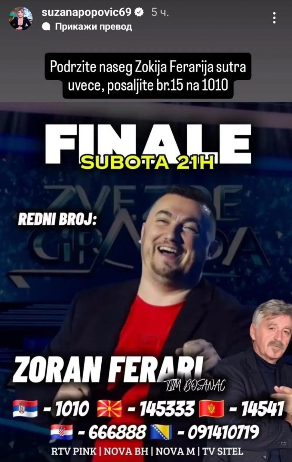 Prvo Suzanino oglašavanje od Sašine smr’ti: Progovorila o stanju Žike Jakšića, ali i Zvezdama Granda – “ŽIKA JE KRIV ZA RASPAD ZVEZDA GRANDA, ZATO JE 0TROVAN”