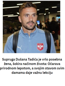 Supruga Dušana Tadića je vrlo posebna žena, šokira načinom života: Očarava prirodnom lepotom, a svojim stavom svim damama daje važnu lekciju