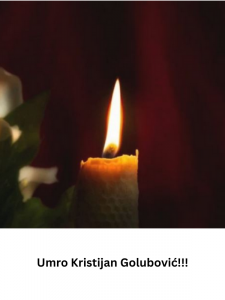 Umro Kristijan Golubović!!!