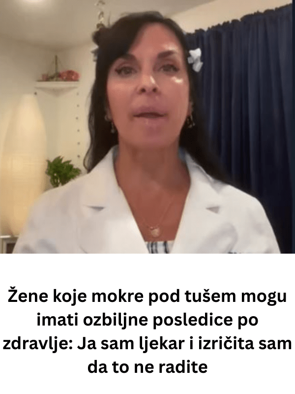 Žene koje mokre pod tušem mogu imati ozbiljne posledice po zdravlje: Ja sam ljekar i izričita sam da to ne radite