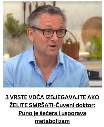 3 VRSTE V0ĆA IZBJEGAVAJTE AKO ŽELITE SMRŠATI-Čuveni doktor: Puno je šećera i usporava metabolizam