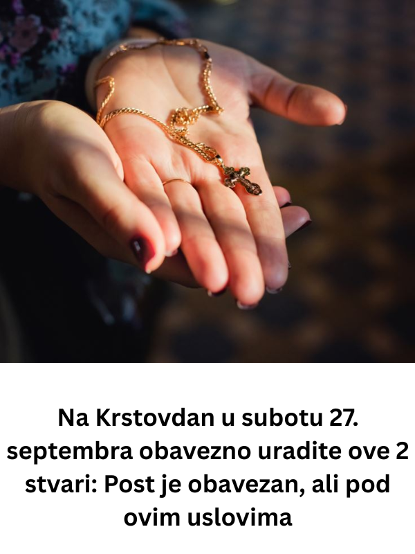 Na Krstovdan u subotu 27