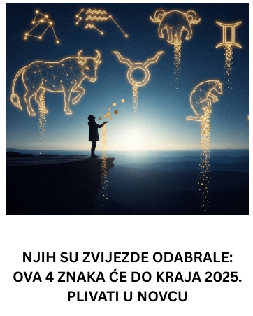 Njih su zvijezde odabrale: Ova 4 znaka će do kraja 2025