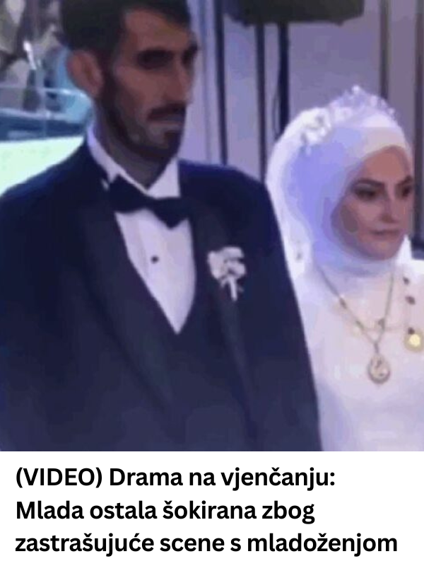 (VIDEO) Drama na vjenčanju: Mlada ostala šokirana zbog zastrašujuće scene s mladoženjom