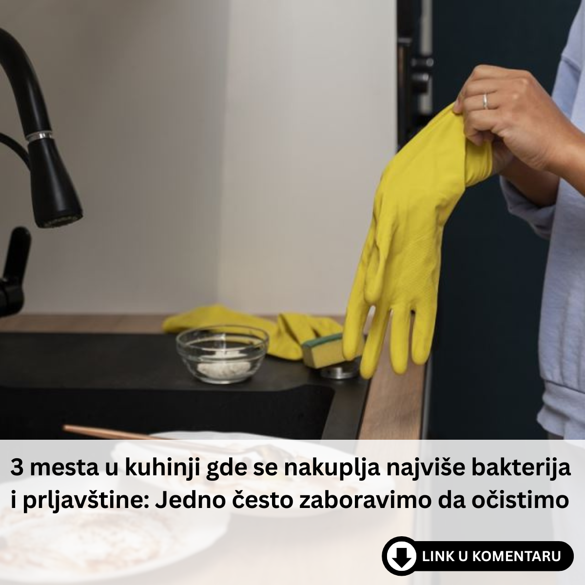 3 mesta u kuhinji gde se nakuplja najviše bakterija i prljavštine: Jedno često zaboravimo da očistimo