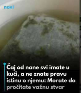 Čaj od nane svi imate u kući, a ne znate pravu istinu o njemu: Morate da pročitate važnu stvar