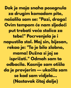 Dala sam bezazlenu primjedbu o težini svoje snahe — sada moja porodica ne želi da razgovara sa mnom