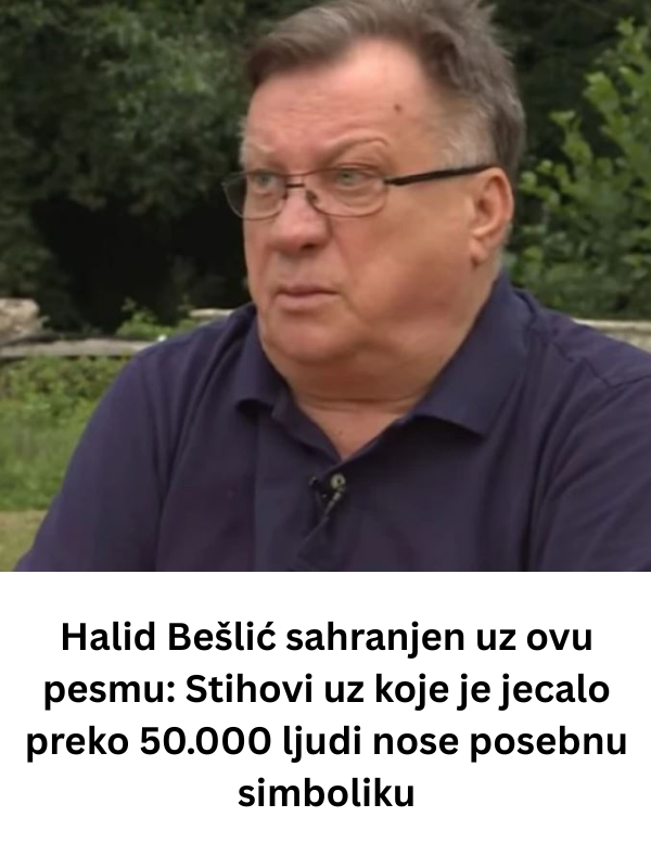 Halid Bešlić sahranjen uz ovu pesmu: Stihovi uz koje je jecalo preko 50