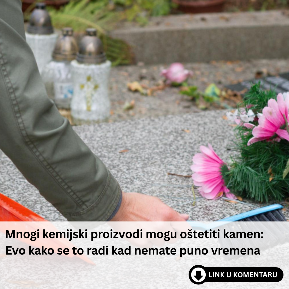 Mnogi kemijski proizvodi mogu oštetiti kamen: Evo kako se to radi kad nemate puno vremena