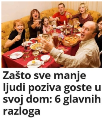 Zašto sve manje ljudi poziva goste u svoj dom: 6 glavnih razloga