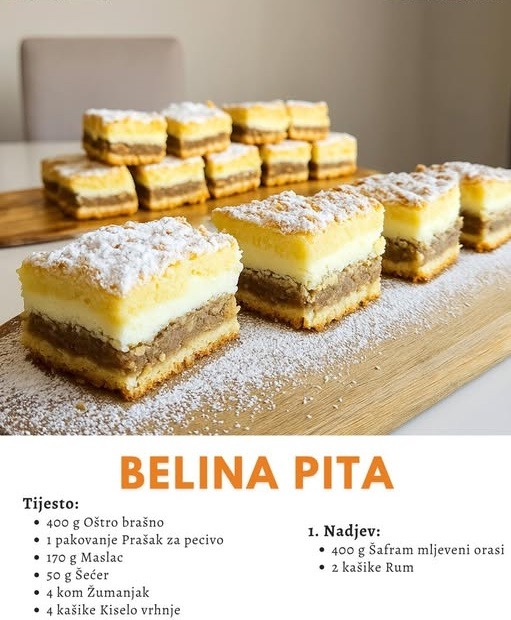 BAKLAVA KOLAČ – bez kora, a sočniji od prave! 🥰 recept iz Alžira..