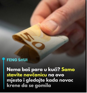 Nema baš para u kućI? Samo stavite novčanicu na ovo mjesto I gledajte kada novac krene da se gomila…