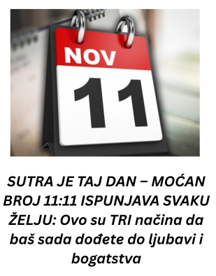 SUTRA JE TAJ DAN – MOĆAN BROJ 11:11 ISPUNJAVA SVAKU ŽELJU: Ovo su TRI načina da baš sada dođete do ljubavi i bogatstva