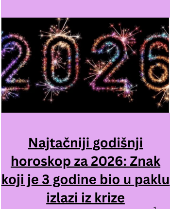 Najtačniji godišnji horoskop za 2026: Znak koji je 3 godine bio u paklu izlazi iz krize